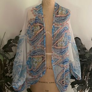 Beautiful Beach cover-up or summer kimono… New with tags